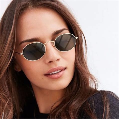 small metal oval sunglasses|ray ban small oval sunglasses.